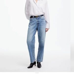 Madewell The Tall Darted Barrel-Leg Jean